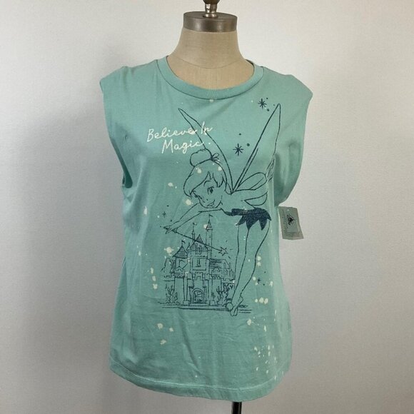 NWT Disney Women's Teal Graphic Tee, Size Medium - Picture 1 of 8